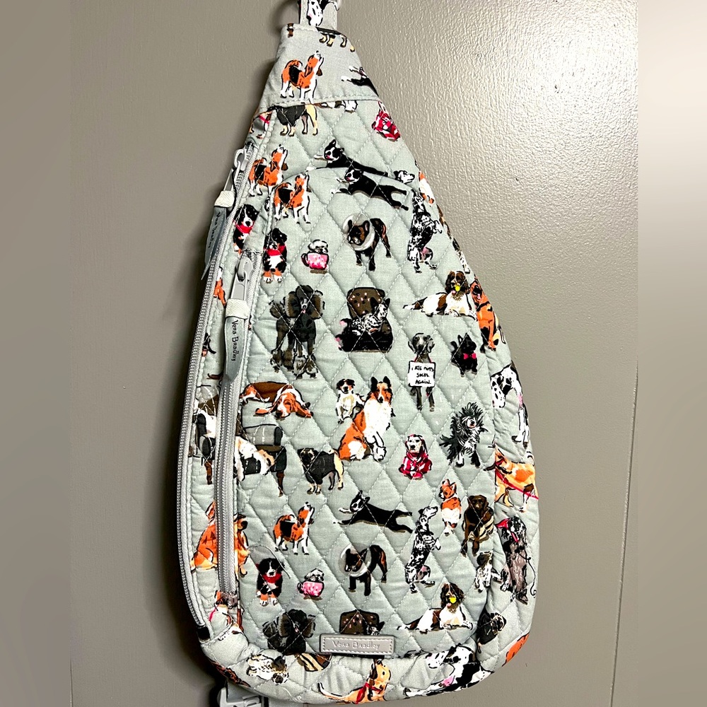 Vera Bradley Sling Backpack Dog Show